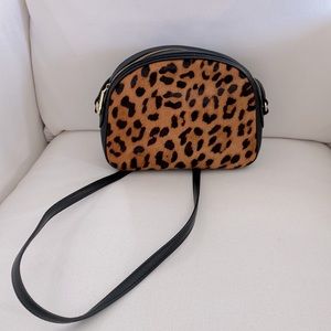 Small animal print crossbody
